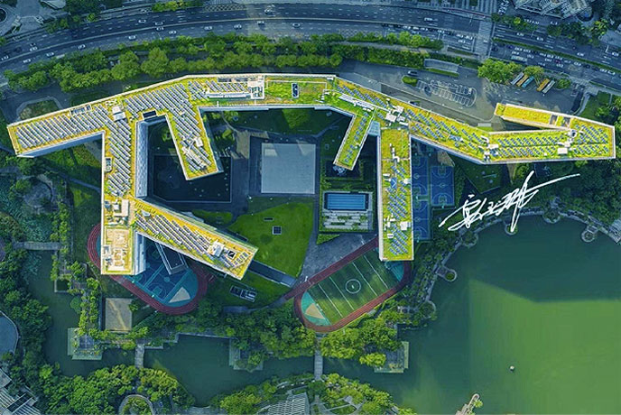 Aerial View of the Campus